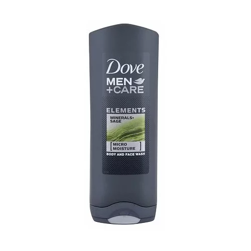 Dove men + care elements gel za prhanje za obraz in telo 2v1 250 ml za moške