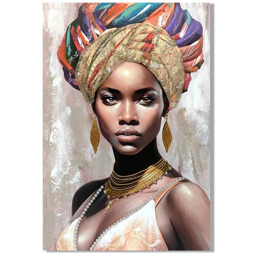 Signes Grimalt Slike, platna Afriška Slika Siva Cene