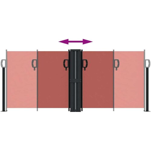  Uvlačiva bočna tenda 100 x 600 cm terakota Slike
