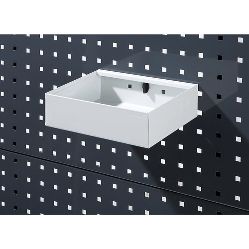 eurokraft pro Odlagalna posoda iz jeklene pločevine, svetlo siva, ŠxGxV 225 x 175 x 65 mm Cene