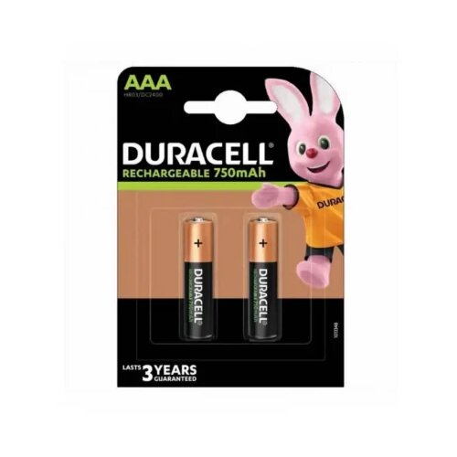 Duracell punjiva baterija aaa 750mAh (pak 2 kom) Slike