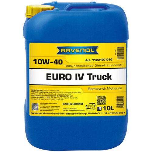 RAVENOL Ulje za motor Euro IV Truck, 10W-40, 10L Cene