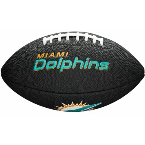 Wilson MINI NFL TEAM SOFT TOUCH FB BL MI Mini lopta za američki nogomet, crna, veličina