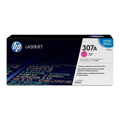 HP CE743A HP toner, 7300 str, magenta Slike