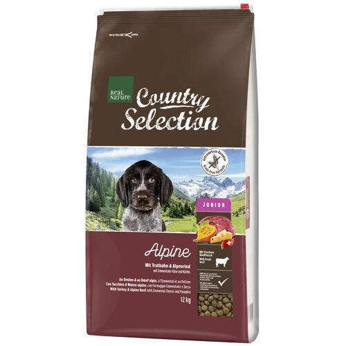 Real Nature Country Alpine Junior puretina, govedina, sir, bundeva 12 kg Cijene