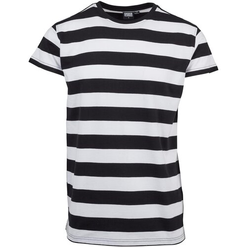Urban Classics Blok Stripe Tee blk/wht Slike