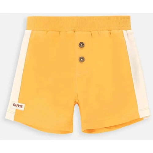 Coccodrillo Kratke hlače za dojenčka rumena barva