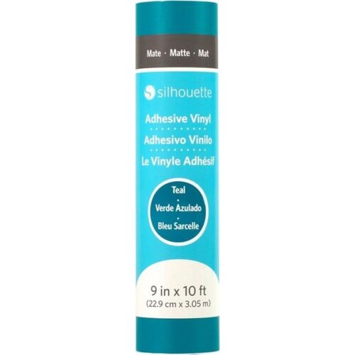 Silhouette Matte Removable Vinyl - 22,9 cm x 3 m - Teal Slike