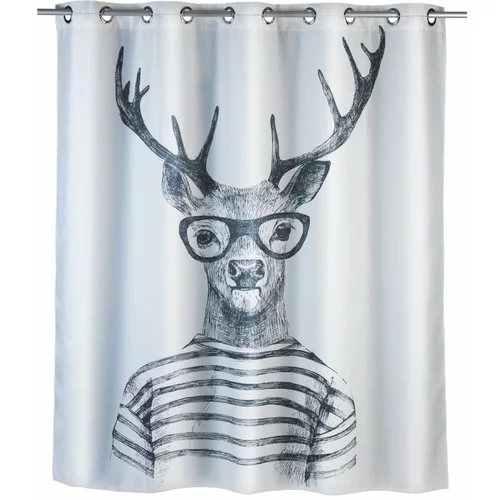 Wenko Bela kopalniška zavesa z zaščito proti plesni Mr. Deer, 180 x 200 cm