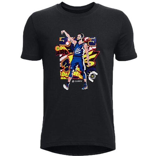 Under Armour UA Curry Multi Animated SS Majica otro&amp;scaron;ka Črna Slike