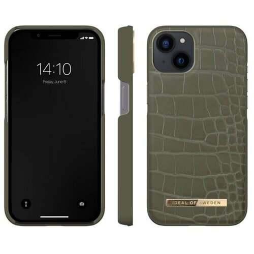 Ideal od Sweden iDeal of Sweden Maskica AT - iPhone 13 - Khaki Croco Cijene
