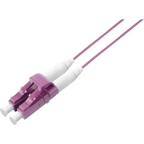Digitus DK-HD2533-01-4 steklena vlakna optična vlakna, omrežni priključni kabel [1x LC-vtič - 1x LC-vtič] 50/125 µ Multimode OM4 1.00 m, (20435002)