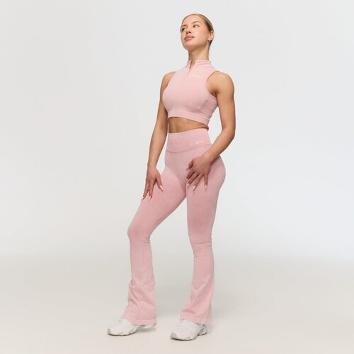 GymBeam Fierce Seamless Sports Bra Baby Pink L Slike