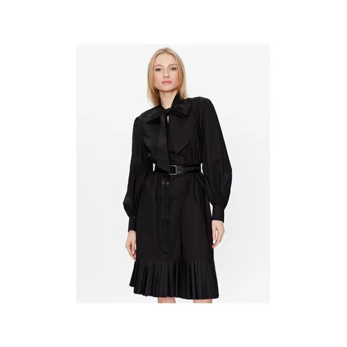 Karl Lagerfeld Vsakodnevna obleka 226W1302 Črna Regular Fit