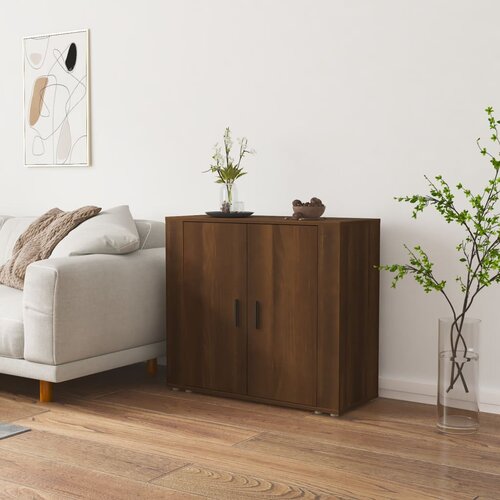 vidaXL Komoda rjav hrast 80x33x70 cm inženirski les Cene