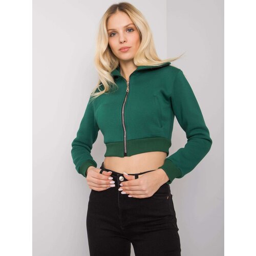 RUE PARIS Sweatshirt-RV-BL-7305.79-dark green Slike