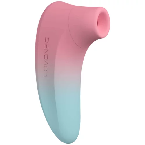 Lovense Tenera 2 - pametni vodoodporni stimulator klitorisa z zračnim valovanjem (modro-rožnata)