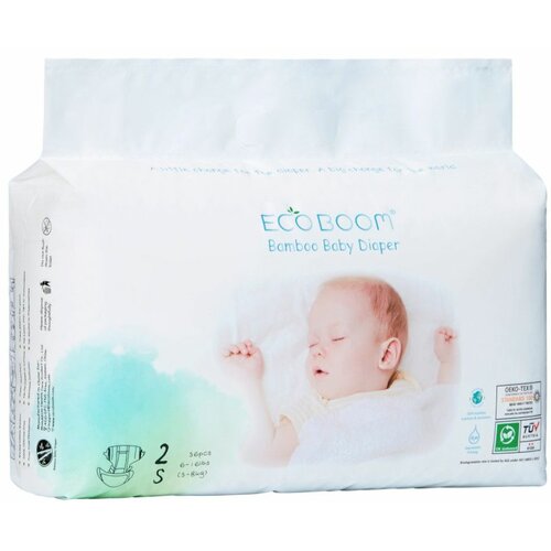 Eco boom jednokratne pelene za bebe/veličina S (od 3-8kg) 36kom Slike