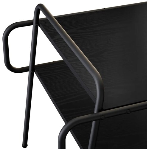  Stolić za kavu Crni hrast 40 x 40 x 51 cm Konstruirano drvo - Crni hrast 40 x 40 x 51 cm Slike