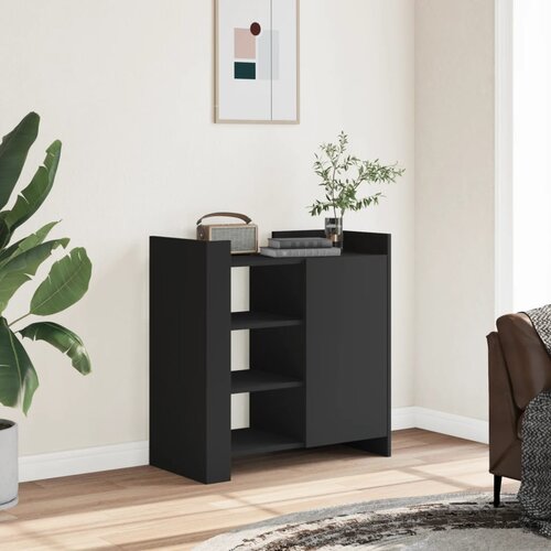  The Living Store Komoda črna 73,5x35x75 cm inženirski les - Komoda, (21495957) Slike