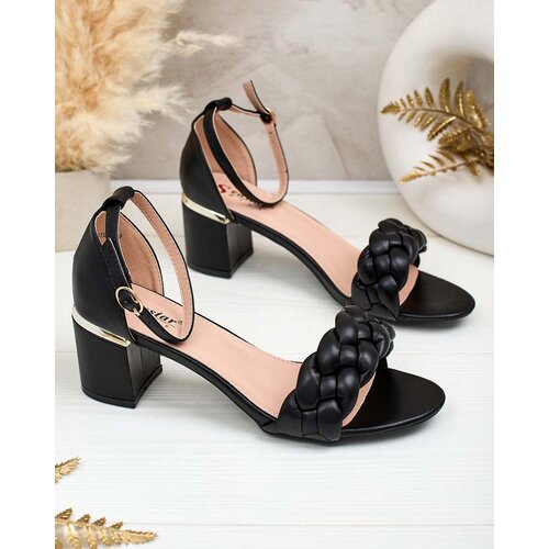 Resti Black women's post sandals Marines - Footwear Cene