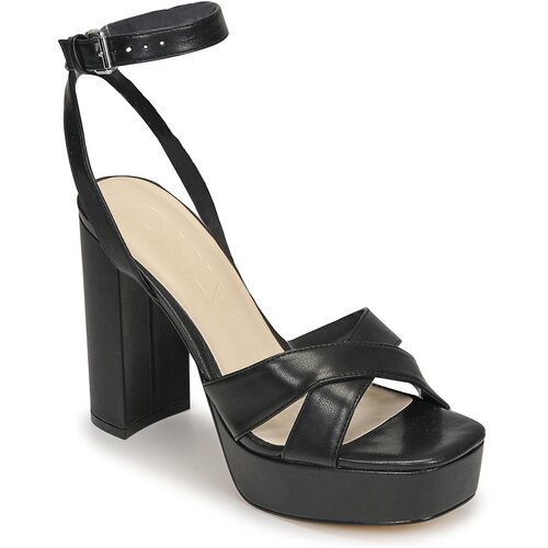 Only ONLAUTUM-3 PU HEELED SANDAL Crna Slike
