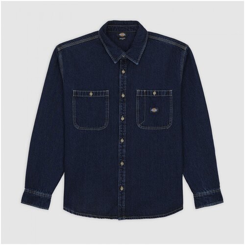 Dickies Srajce z dolgimi rokavi Mechanic denim shirt ls Modra Slike