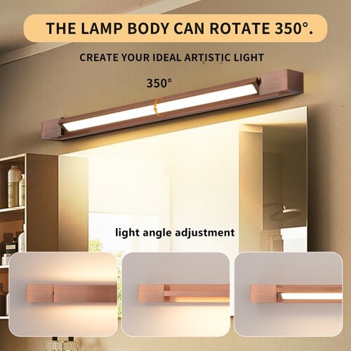  Brilagi-LED Kupatilsko osvetljenje za ogledalo AQUA LINE LED/18W/230V 60 cm IP44 bronza Slike