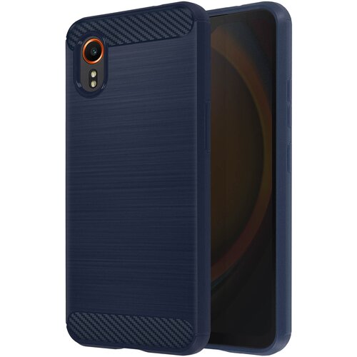 AVIZAR Ohišje za Samsung Galaxy Xcover 7 Silikonska zasnova Brushed Effect, Modra noč, (5000010878) Cene