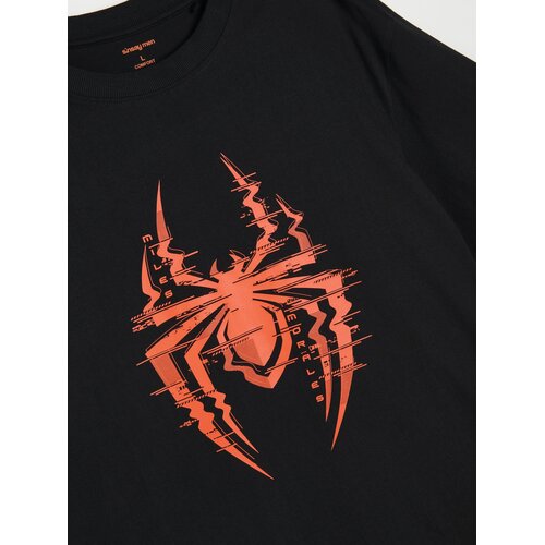 Sinsay Pamučna comfort majica s printom Spider-Man Slike