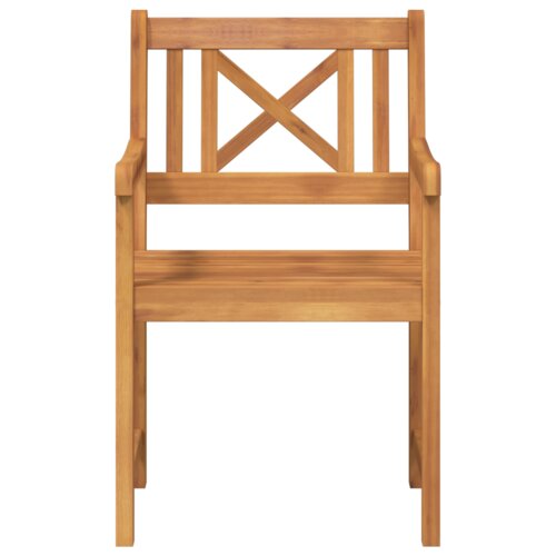 VidaXL Vrtne stolice 8 kom 56x55.5x90 cm Masivno drvo bagrema Slike