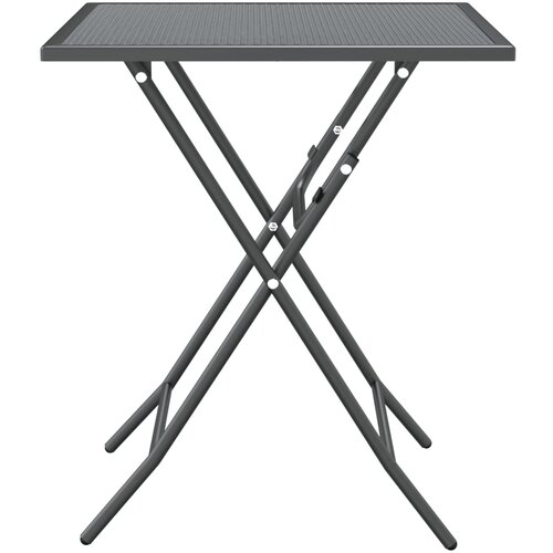  3-dijelni vrtni blagovaonski set ekspandirani metal antracit Slike