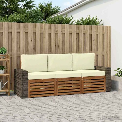  Setovi sofa 3 kom. Čvrsto drvo akacije Cijene