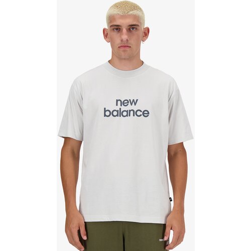 New Balance muška majica linear logo relaxed tee Cene