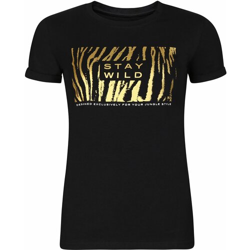 NAX Women's T-shirt GAMMA black Slike