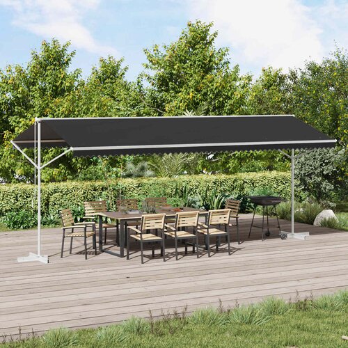  Samostojeća tend Antracit 6 x 3 m Poliester Cene