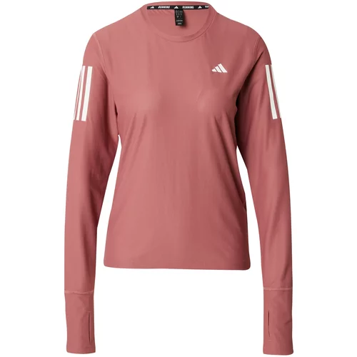 Adidas Funkcionalna majica 'Own The Run' pitaja / bela