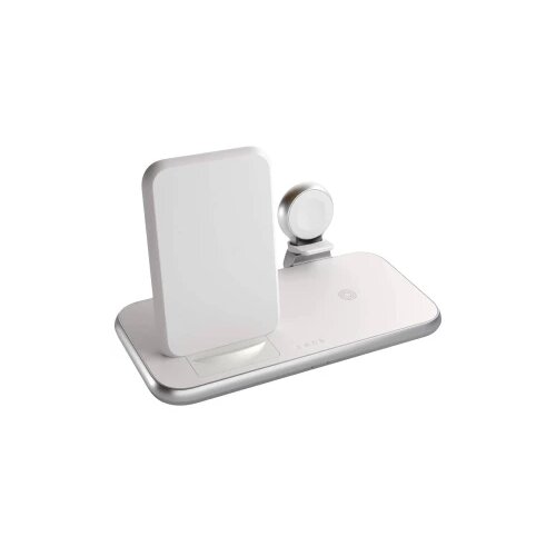 Zens indukcijski punjač 4in1 stand ZEDC15W/00 Izlazi standard indukcijskog punjenja, USB bijela Cijene