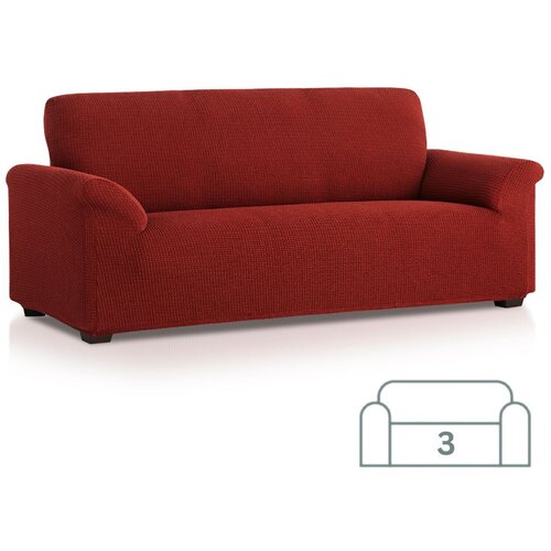 SOFA Raztegljiva stretch prevleka za trosed - kavč 180-230 cm rdeča EU kvaliteta Cene
