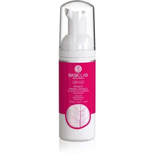 BasicLab Dermocosmetics Micellis nježna pjena za čišćenje za osjetljivu i crvenu kožu lica 50 ml Cijene