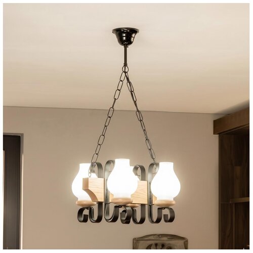 Brilagi Luster na lancu QUEEN 4xE14/40W/230V hrast Cene