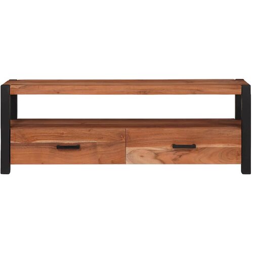  ormar Smeđa 110 x 30 x 40 cm Masivno bagremovo drvo Slike