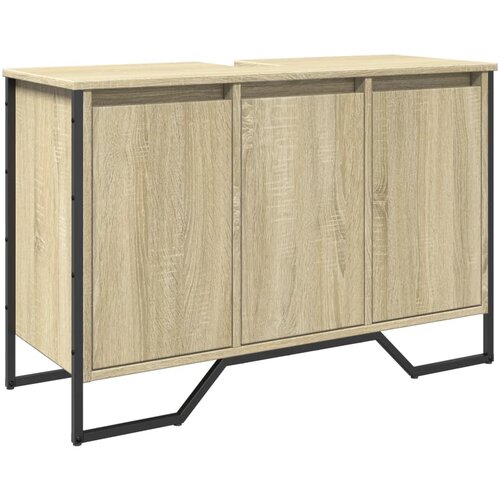 Maison Chic Omarica za umivalnik - Umivalniška omarica sonoma hrast 91x35x60 cm inženirski les, (21758961) Cene