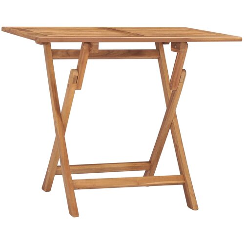 vidaXL Sklopivi vrtni blagovaonski stol 90x60x75 cm masivna tikovina Cijene