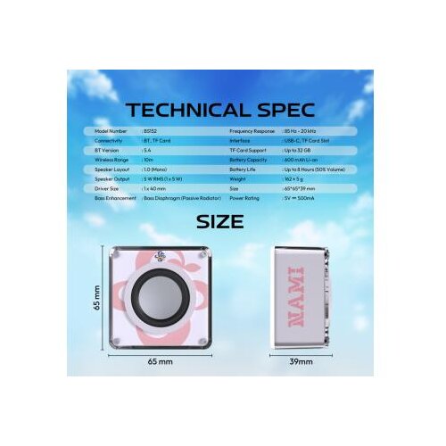 Fantech wireless zvučnik BS152 op nerabox one piece - nami Slike