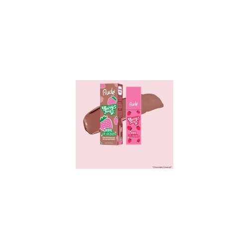 Rude Cosmetics Tečni Ruž za Usne Berry Juicy Vinyl Lip Lacquer Chocolate Covered | | Ecobeauty Cene