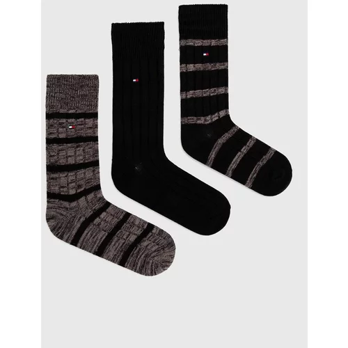 Tommy Hilfiger Čarape 3-pack za muškarce, boja: crna