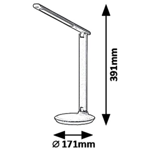 Rabalux osias stona LED 9W crna Z6DK3RM Slike