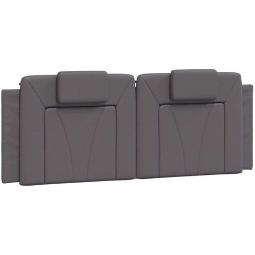  Krevet s madracem sivi 120 x 200 cm od umjetne kože Slike