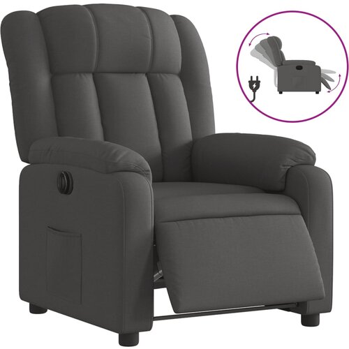 Maison Chic Električni naslanjač - Relax naslanjač temno sivo blago, (22062118) Cene